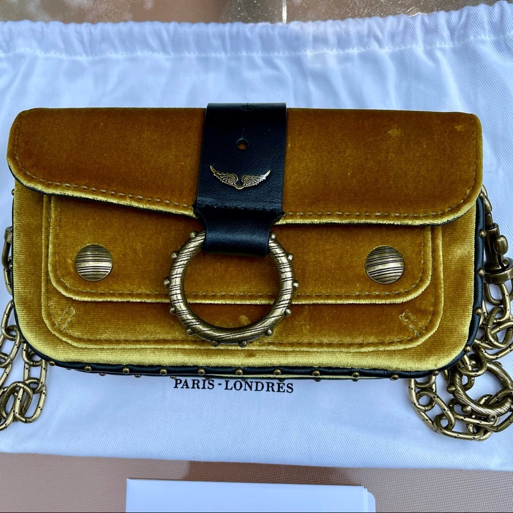 Zadig & Voltaire Kate Moss Wallet Mustard Bag